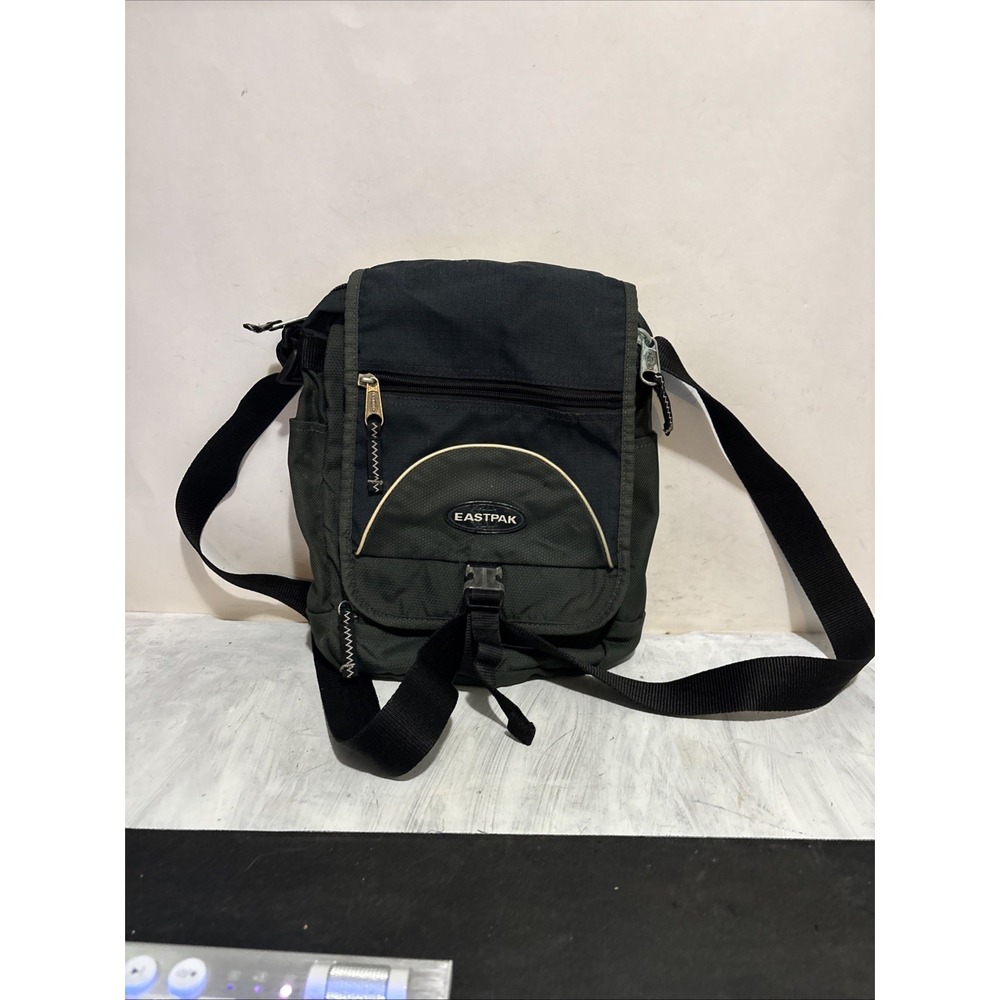 EASTPAK Crossbody Bag Multiple Zipped Pockets Adjustable Strap 12"